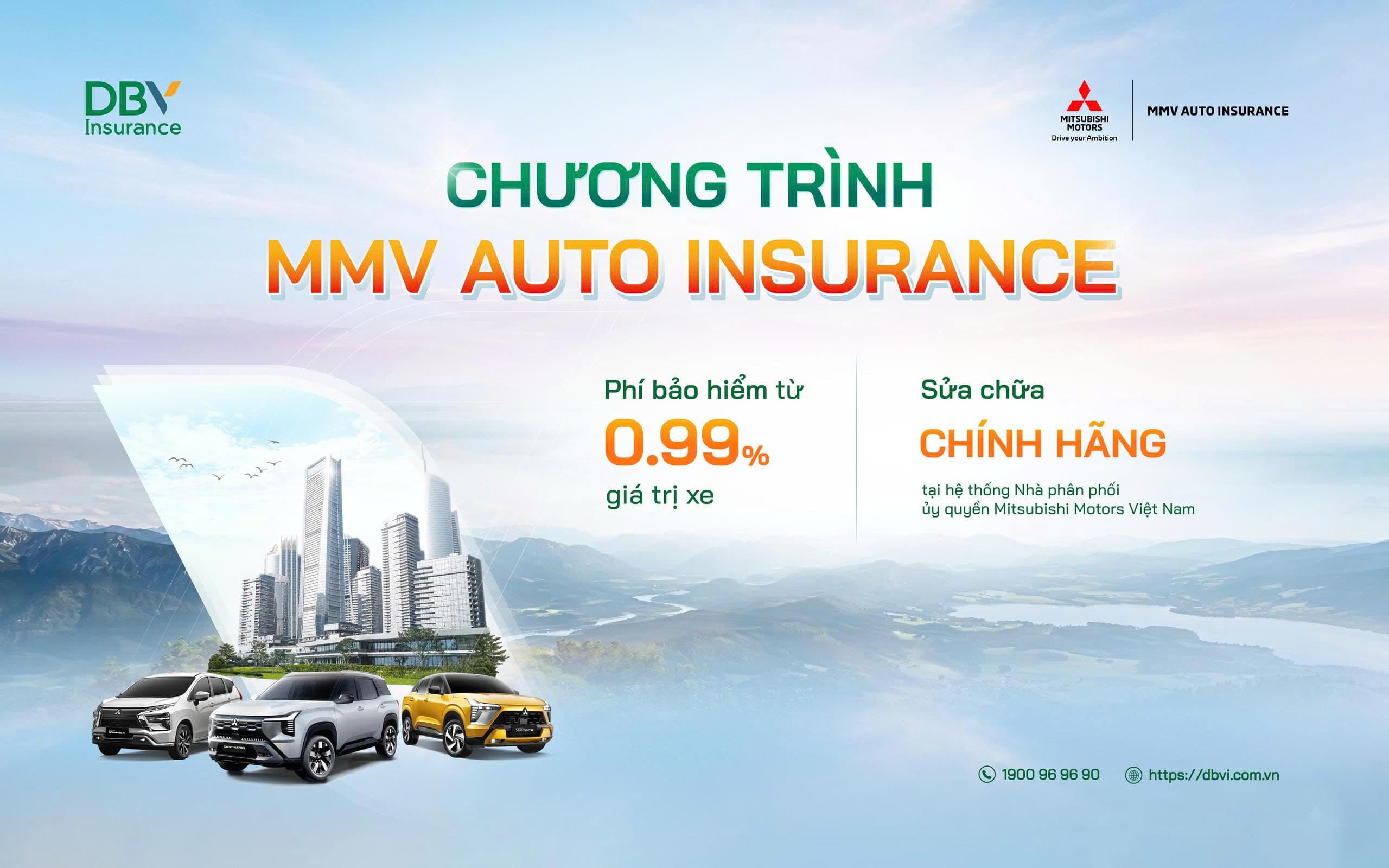 DBV phối hợp với Mitsubishi Motors Việt Nam chính thức ra mắt Chương trình MMV Auto Insurance